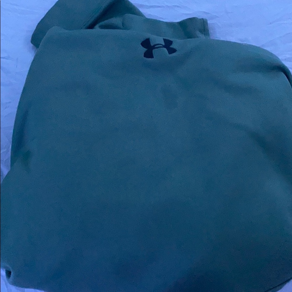 Under armor navy green sweatshirt